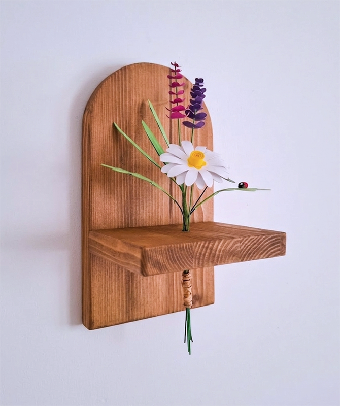 ramo flores de papel