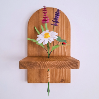 ramillete flores de papel