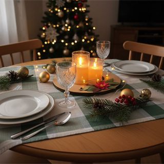 decoracion navidad centro de mesa